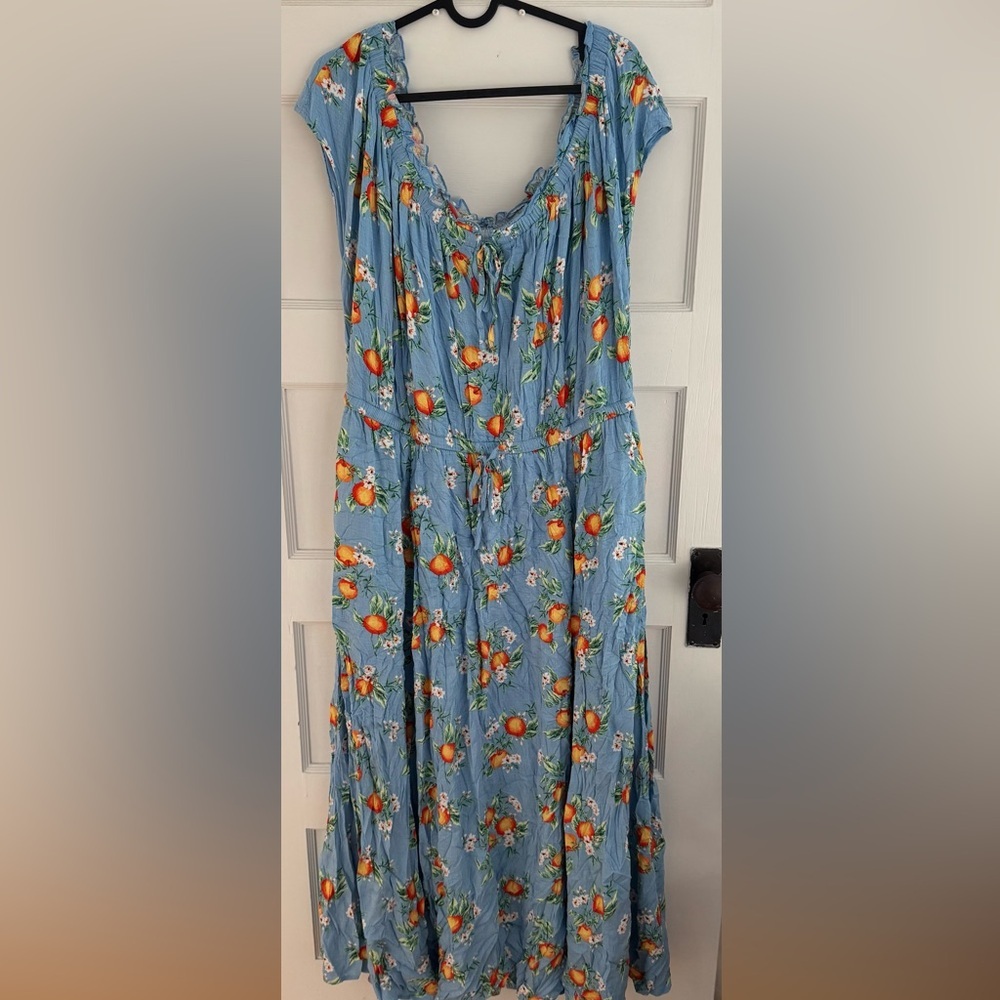 Torrid Maxi Textured Woven Double Slit Dress - Picture 5 of 7